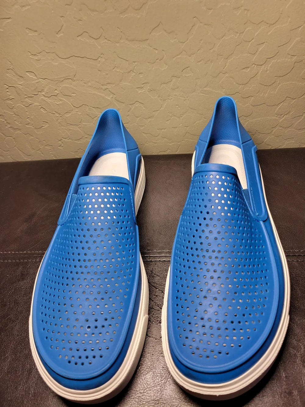 Crocs Citilane Roka Mens Blue  Waterproof Breathable Slip On Loafers Size 11